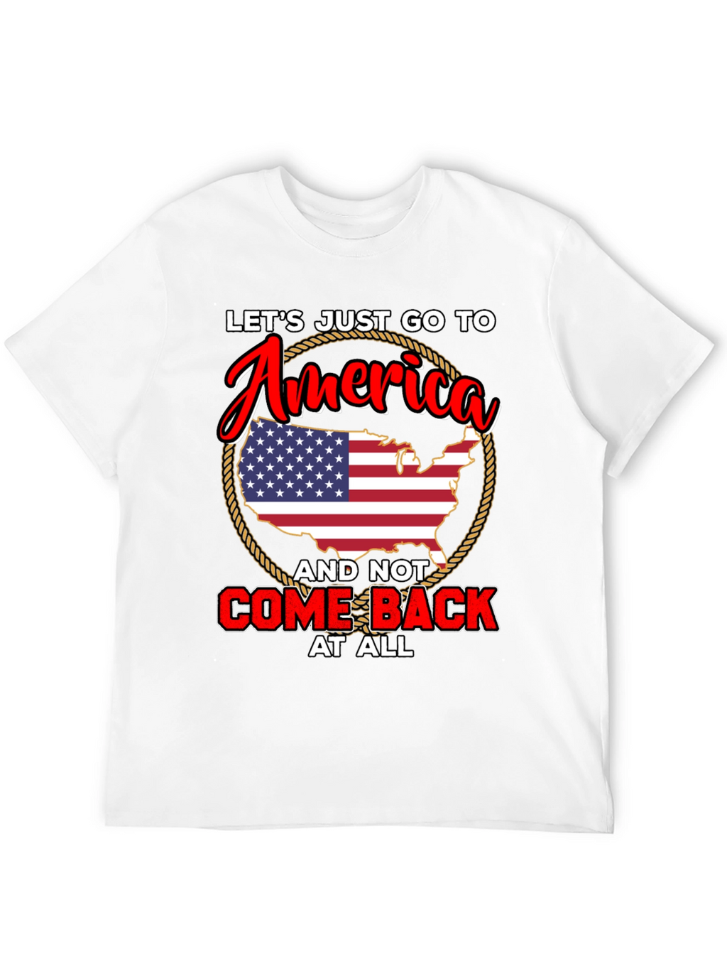 America Graphic Tee - USA Patriotic T-Shirt