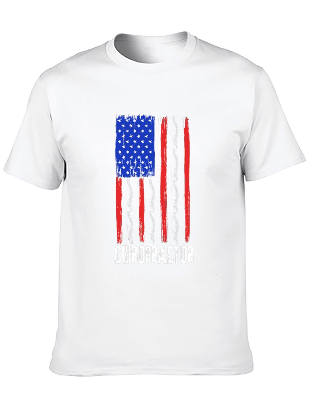 Chiropractor American Flag T-Shirt