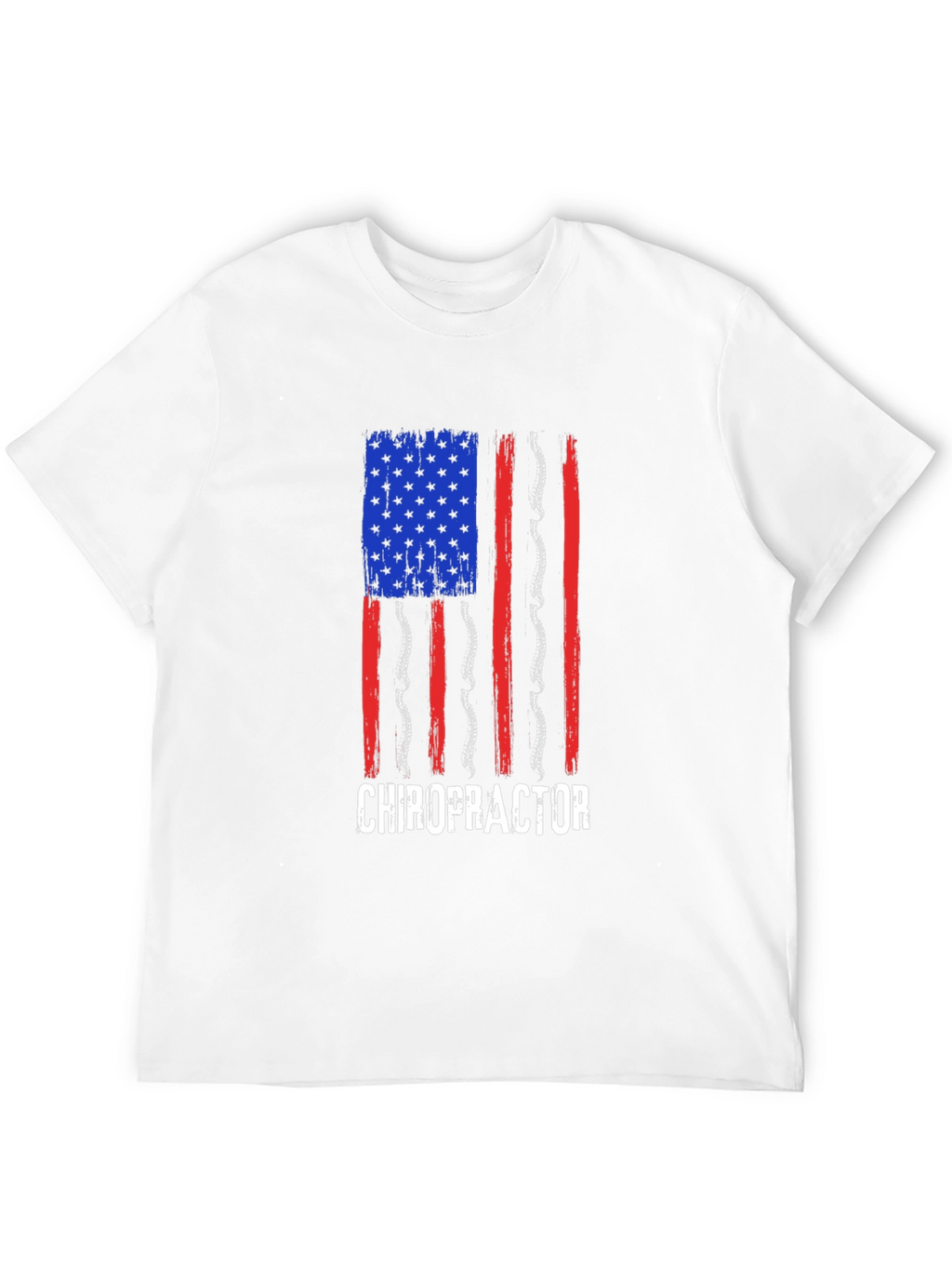 Chiropractor American Flag T-Shirt