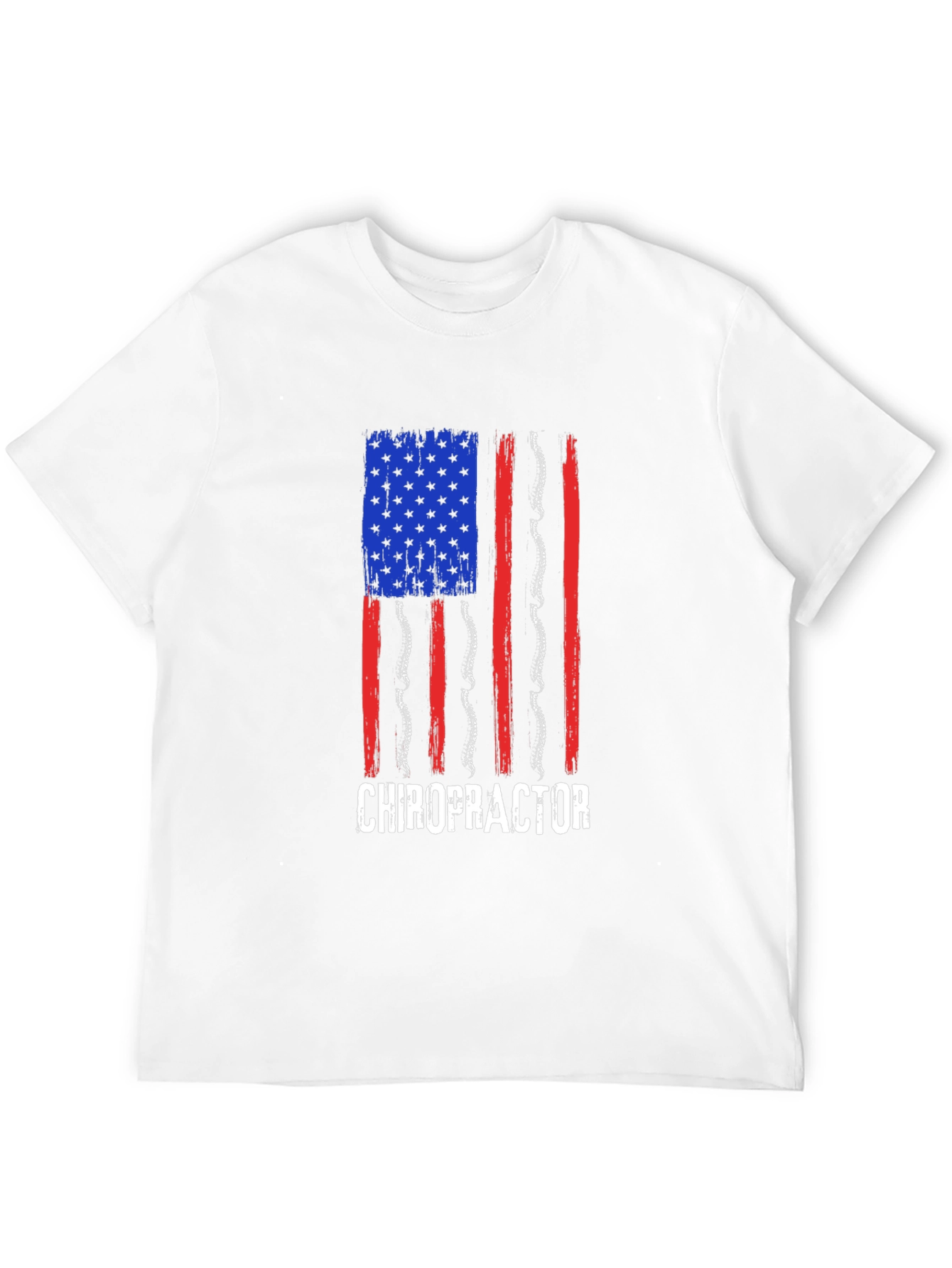 Chiropractor American Flag T-Shirt