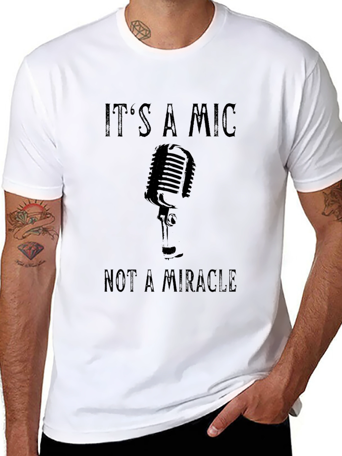 Its A Mic Not A Miracle Graphic T-Shirt