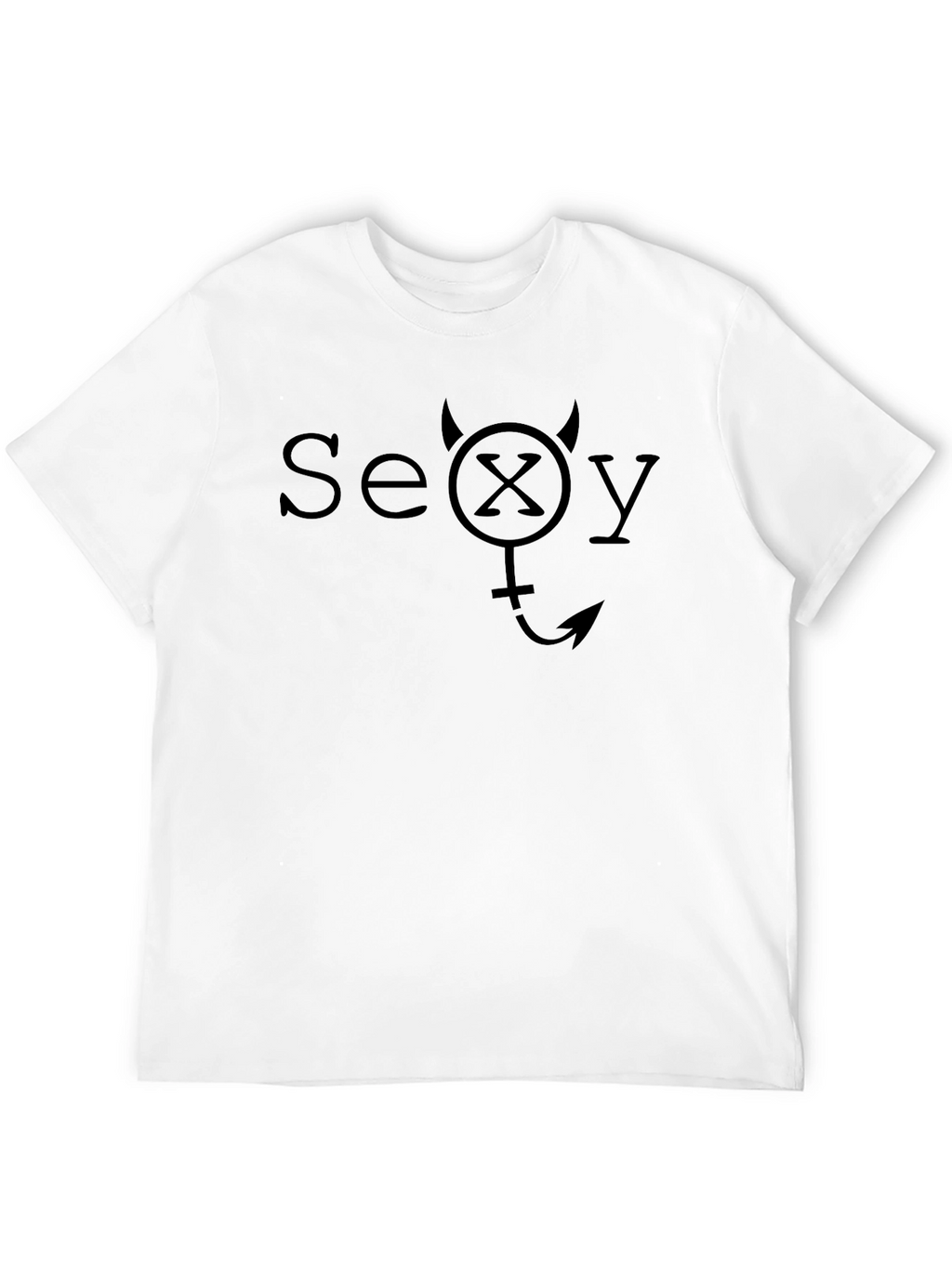 Devilishly Sexy Graphic Tee - Black Cotton T-Shirt