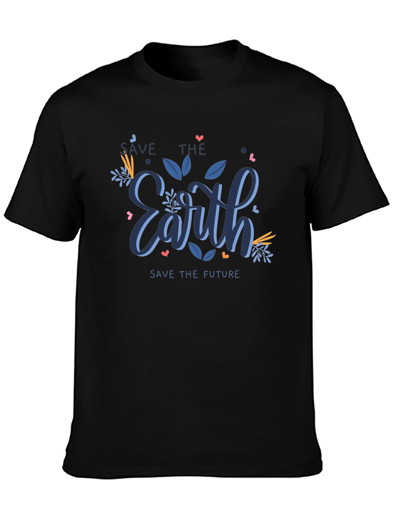 Eco-Friendly Save the Earth Graphic T-Shirt