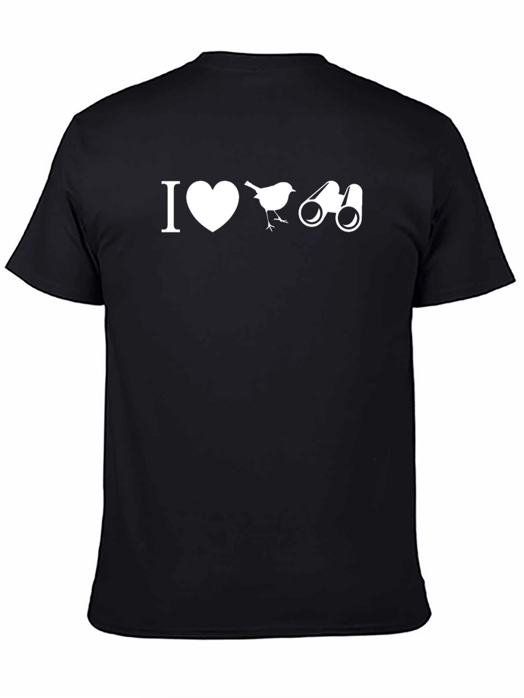 I Love Birdwatching T-Shirt: Binoculars & Bird Graphic Tee