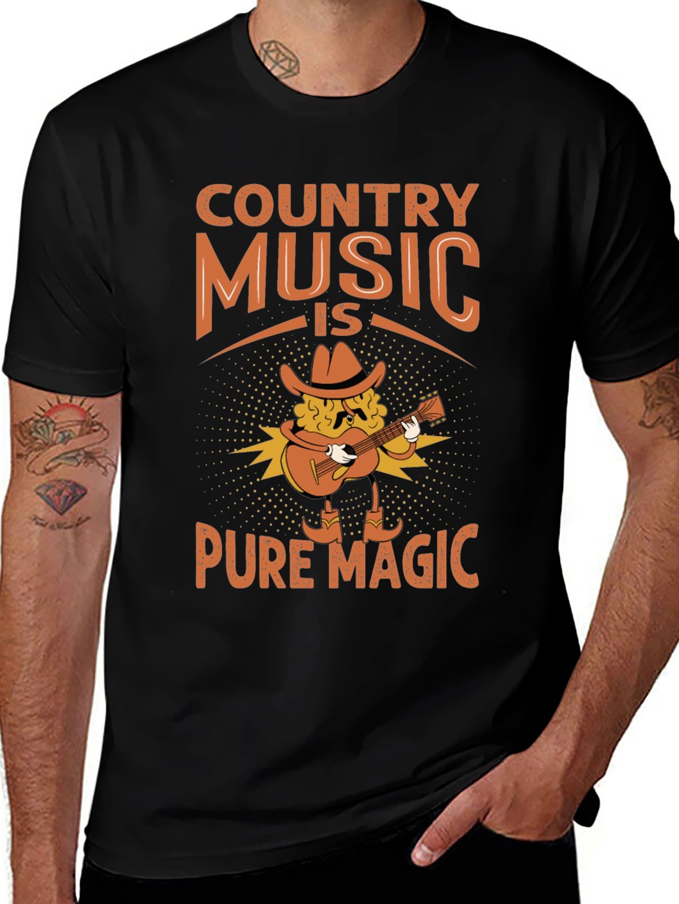 Country Music Pure Magic Graphic T-Shirt
