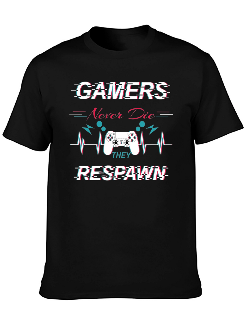 Gamer Never Die Respawn T-Shirt
