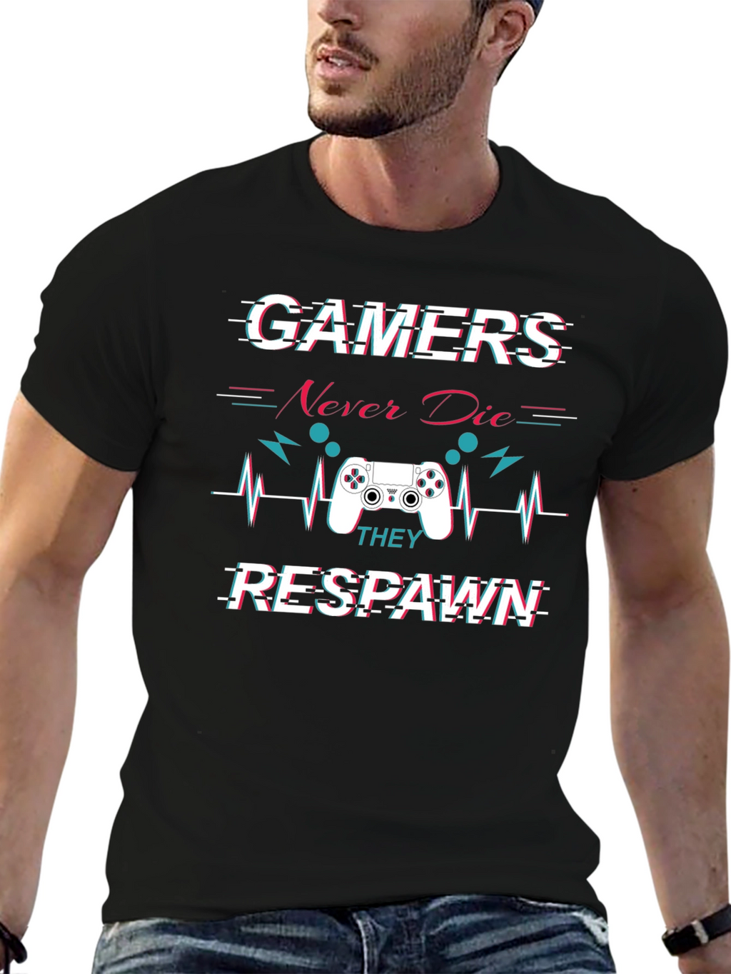 Gamer Never Die Respawn T-Shirt
