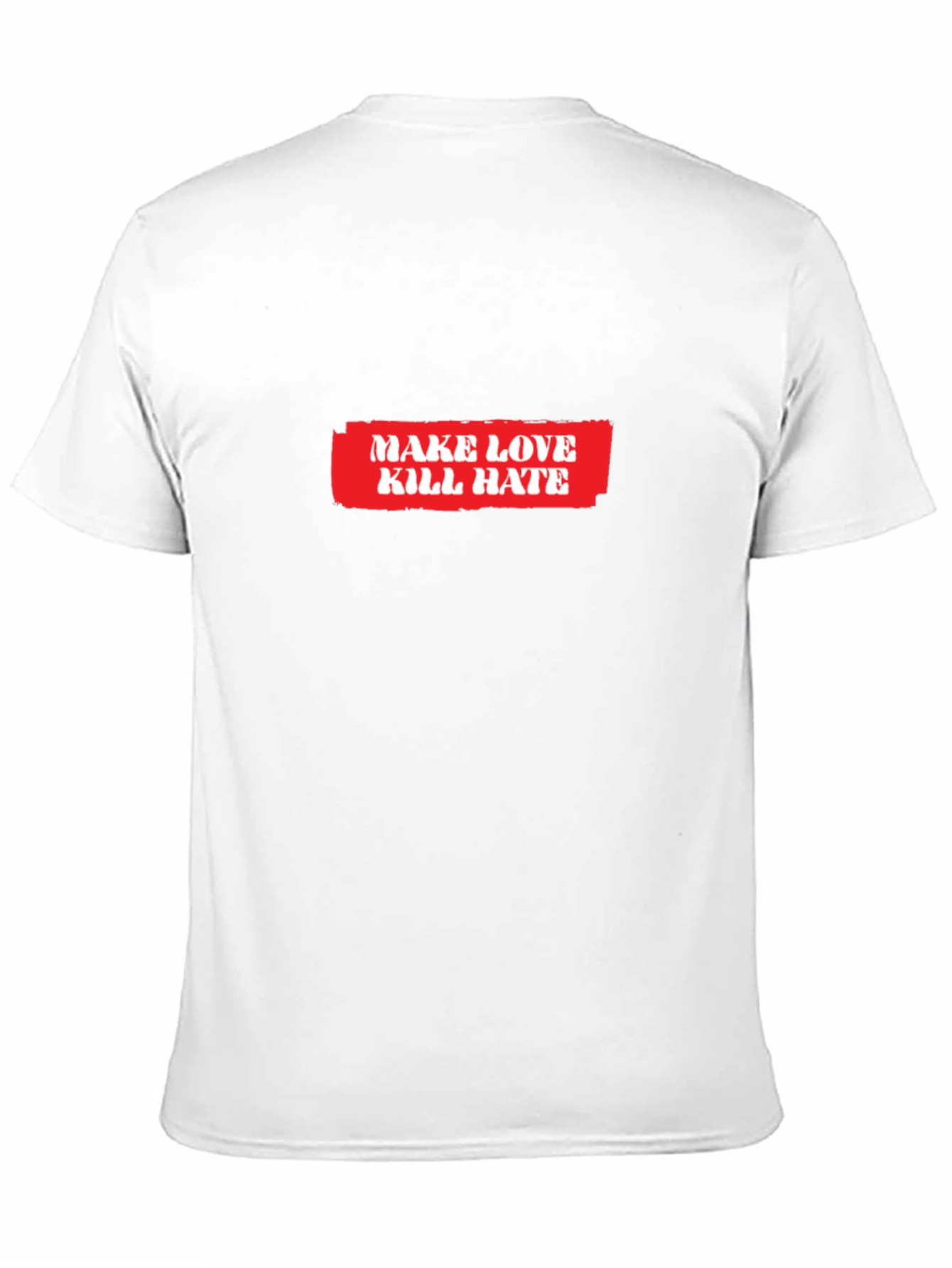 Make Love Kill Hate Graphic T-Shirt - Black