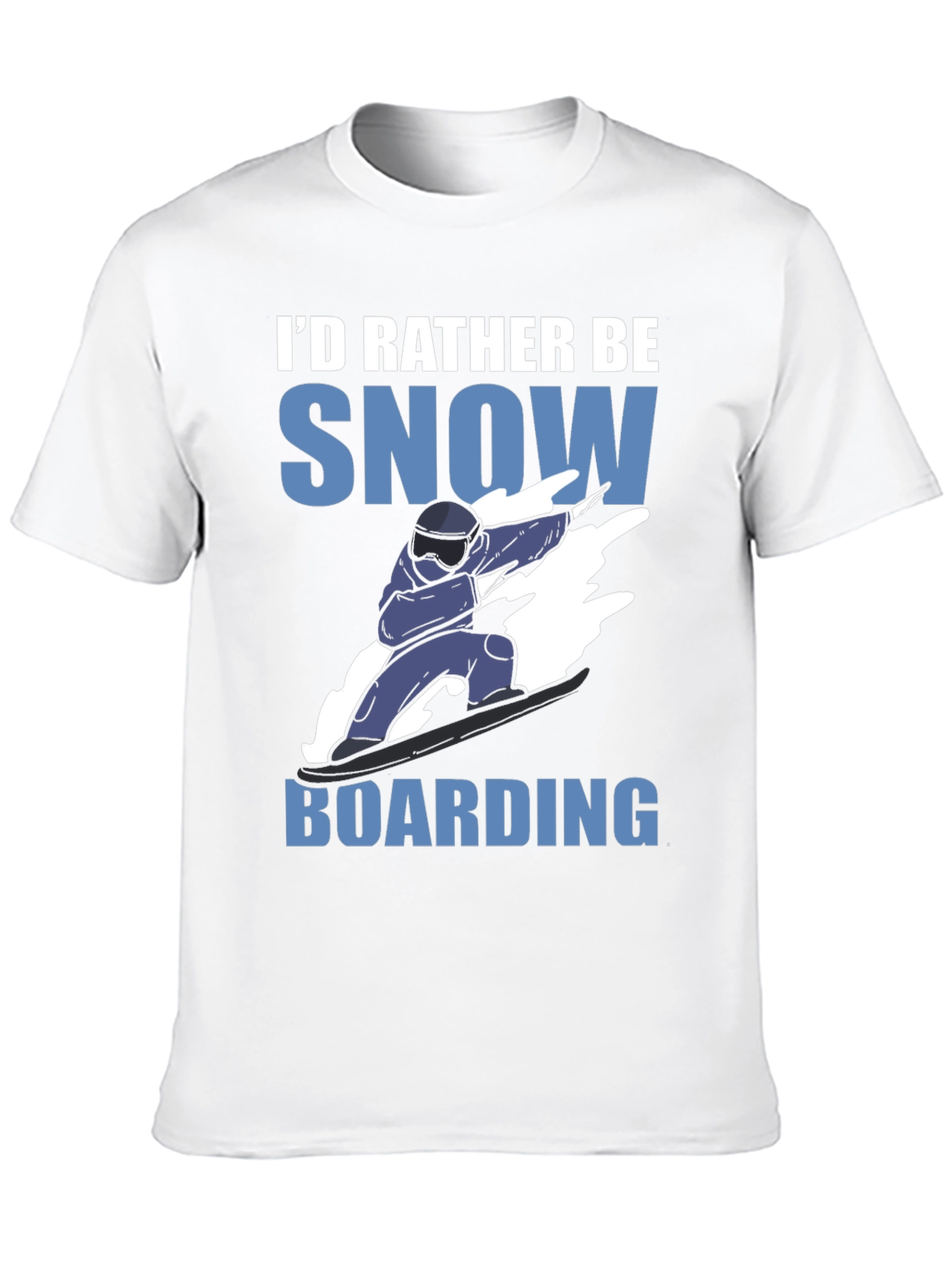 Id Rather Be Snowboarding Graphic Tee