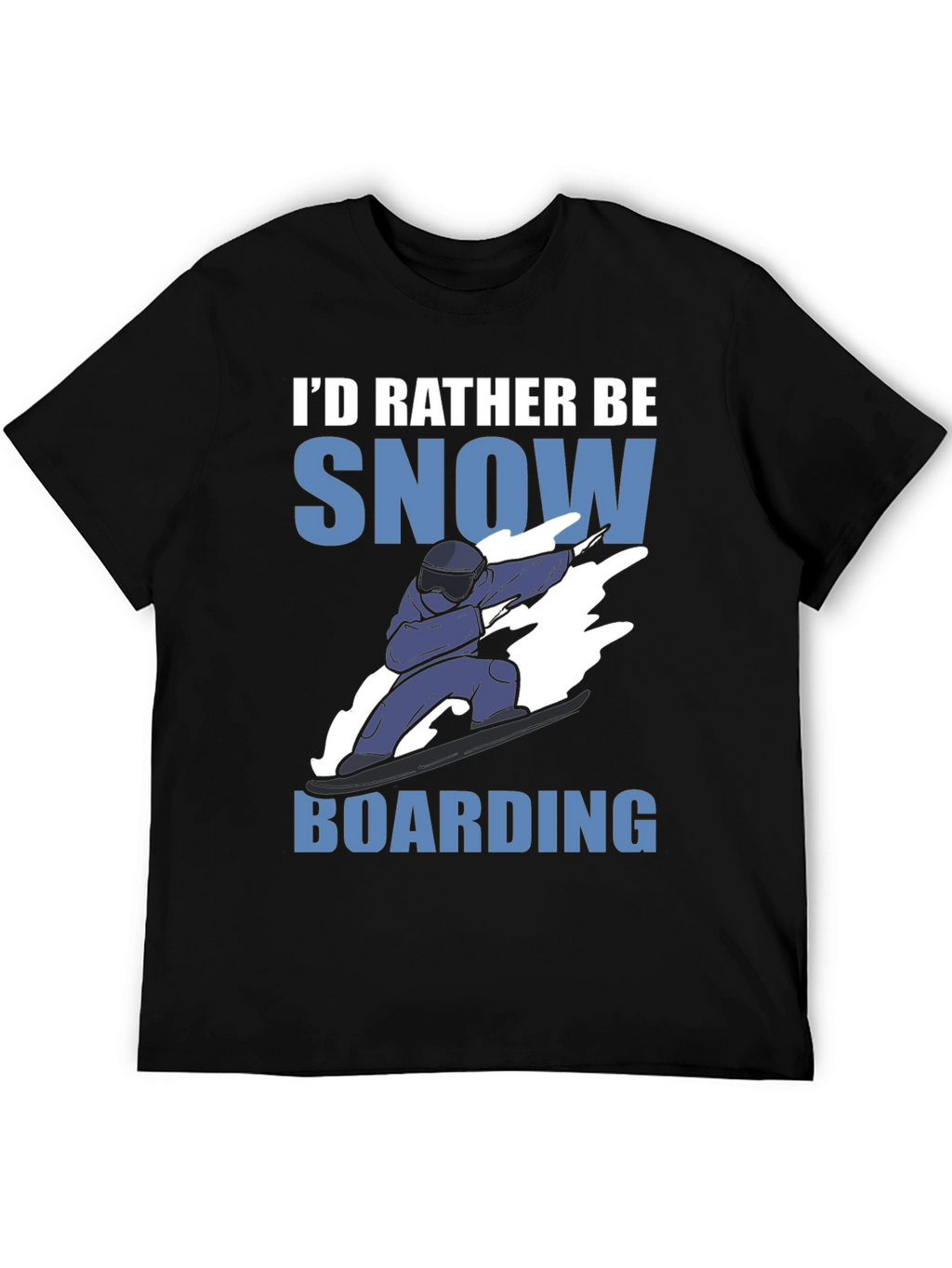 Id Rather Be Snowboarding Graphic Tee