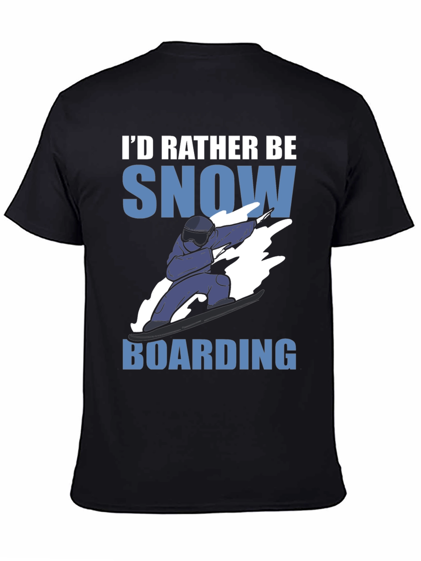 Id Rather Be Snowboarding Graphic Tee