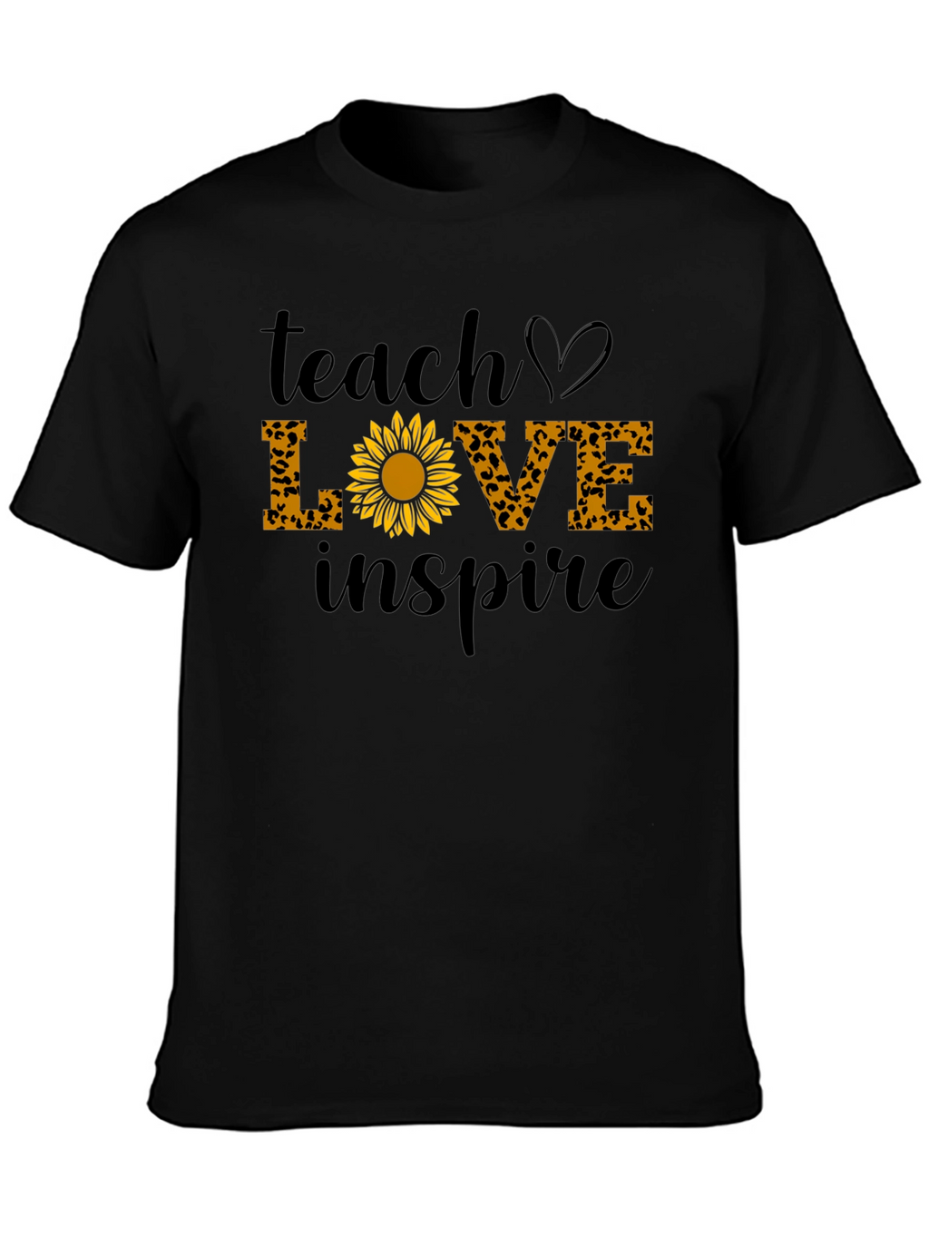 Teach Love Inspire Sunflower Graphic Tee