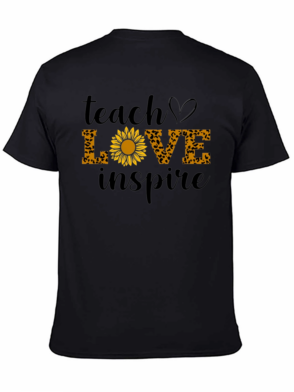Teach Love Inspire Sunflower Graphic Tee