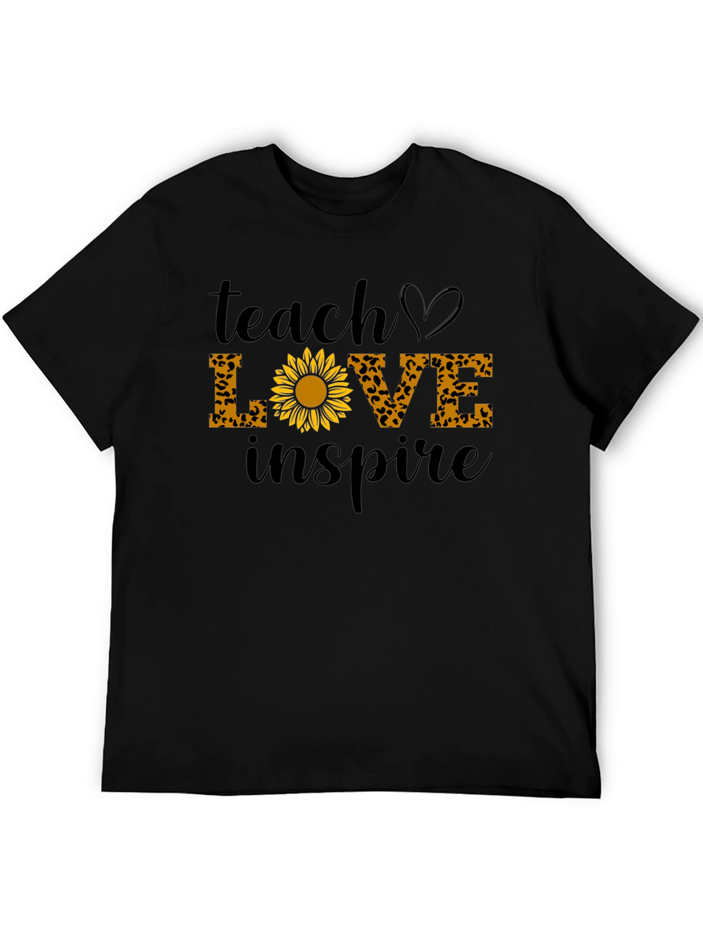 Teach Love Inspire Sunflower Graphic Tee