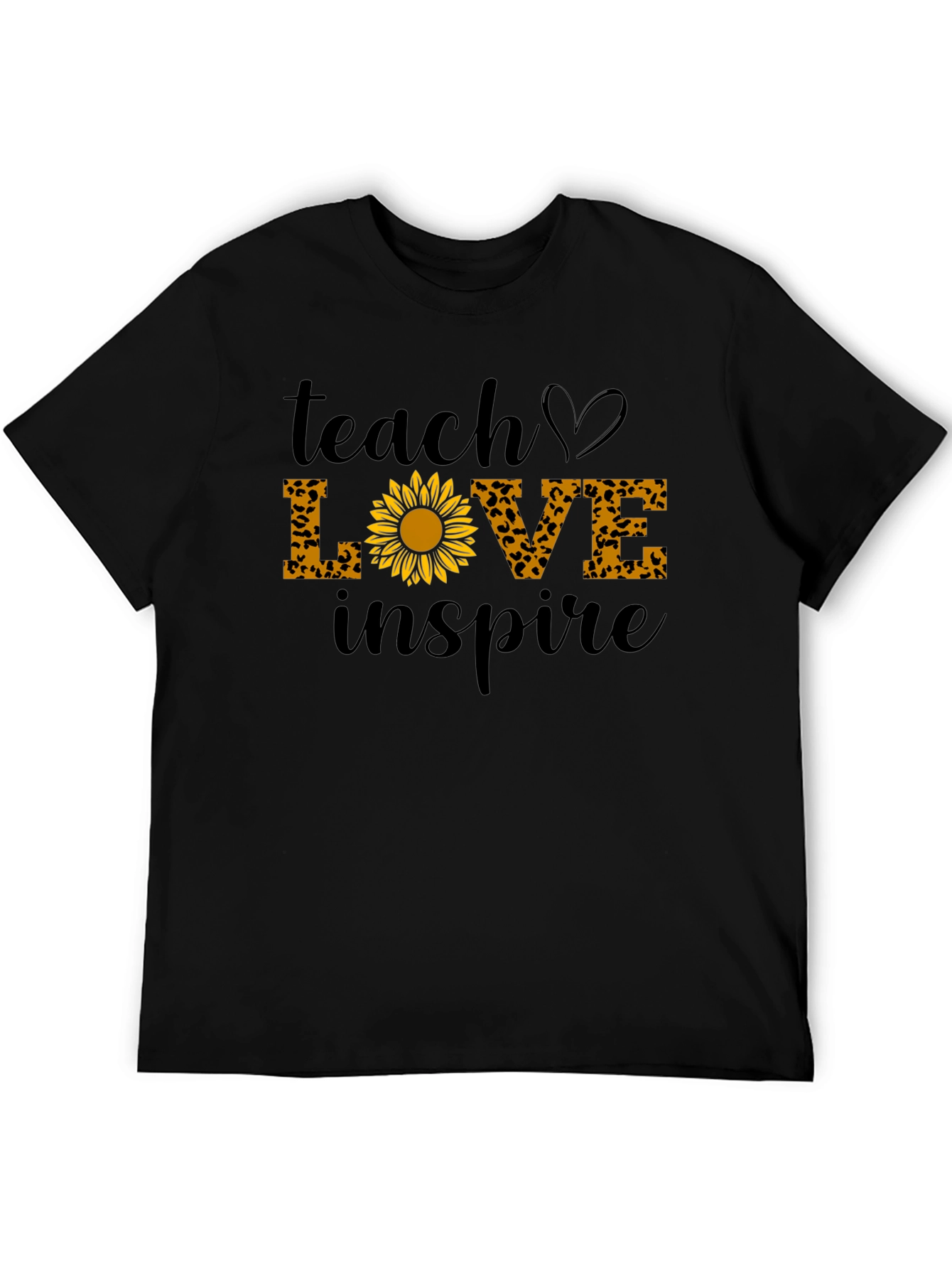Teach Love Inspire Sunflower Graphic Tee