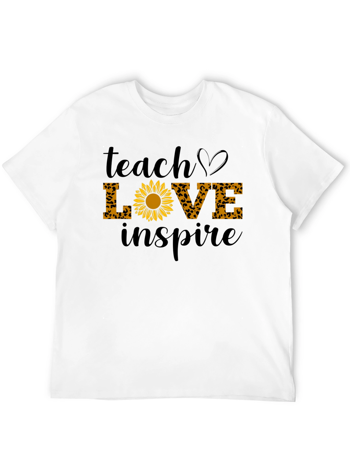 Teach Love Inspire Sunflower Graphic Tee