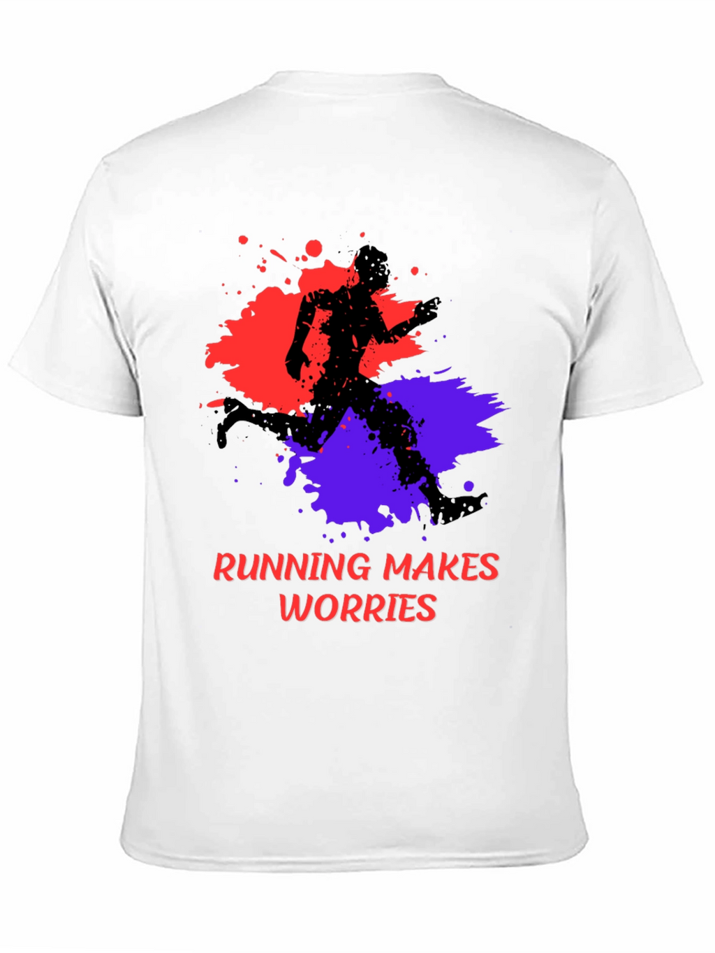 Running Makes Worries Disappear Tee