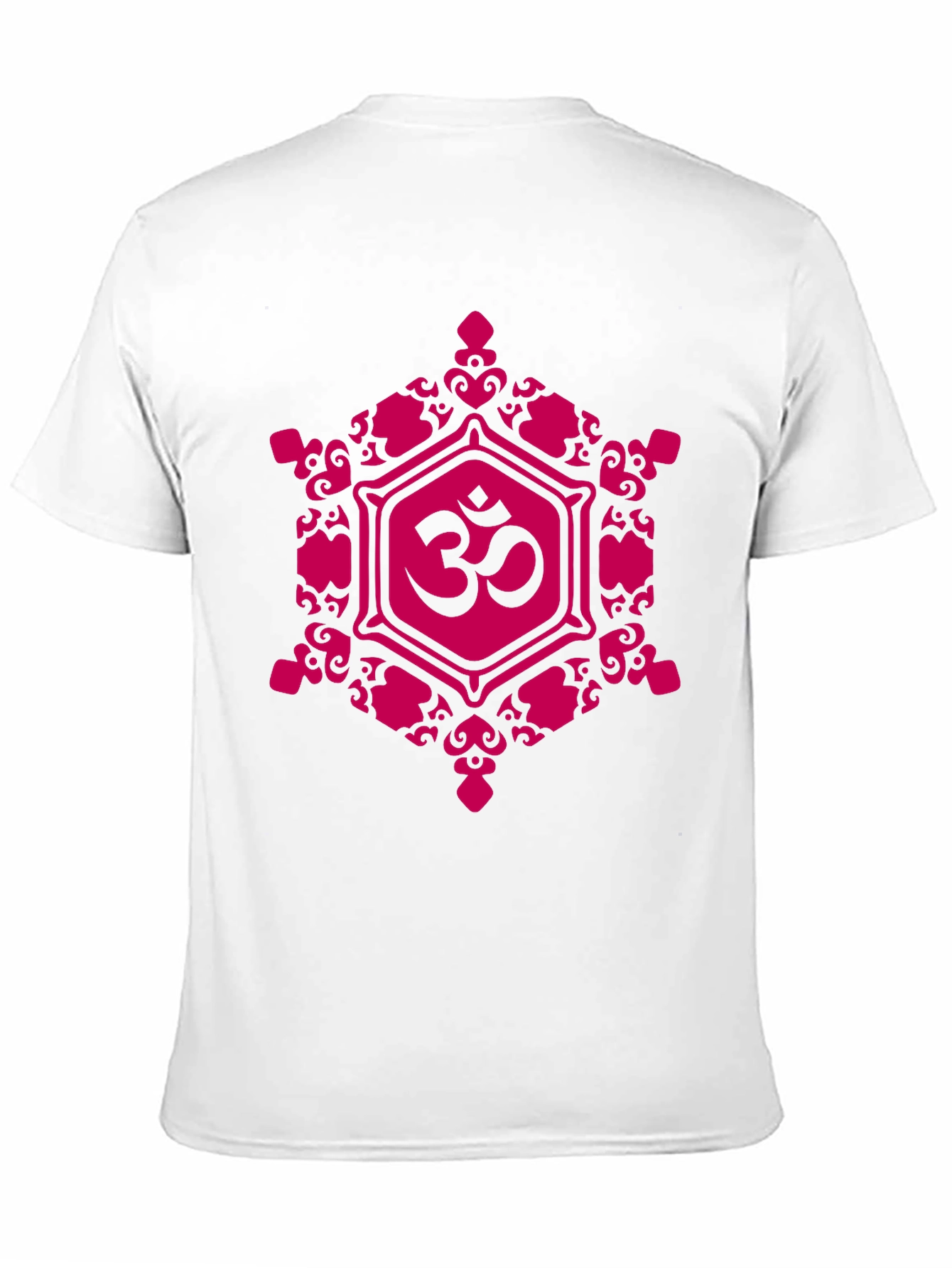 Om Symbol Graphic Tee - Black Cotton Blend T-Shirt
