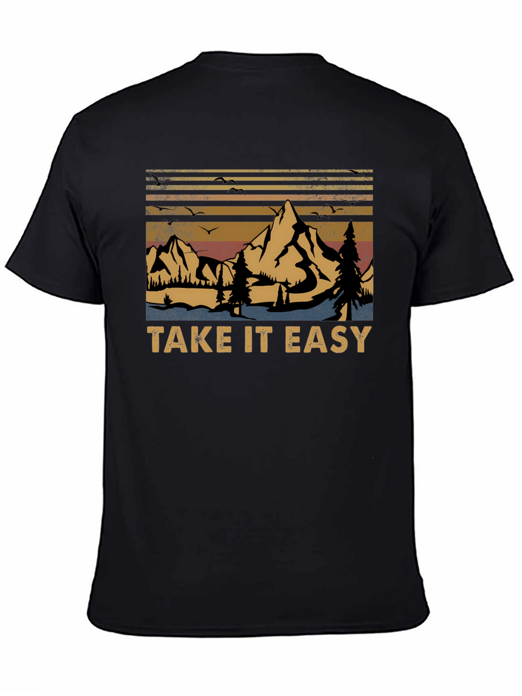 Take It Easy Mountain Graphic T-Shirt