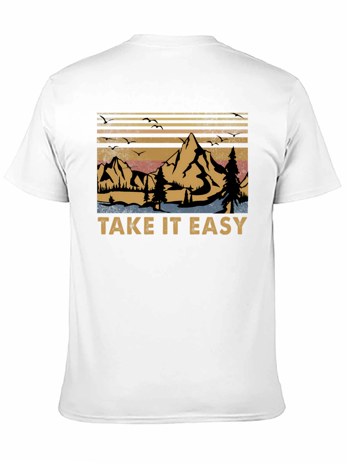Take It Easy Mountain Graphic T-Shirt