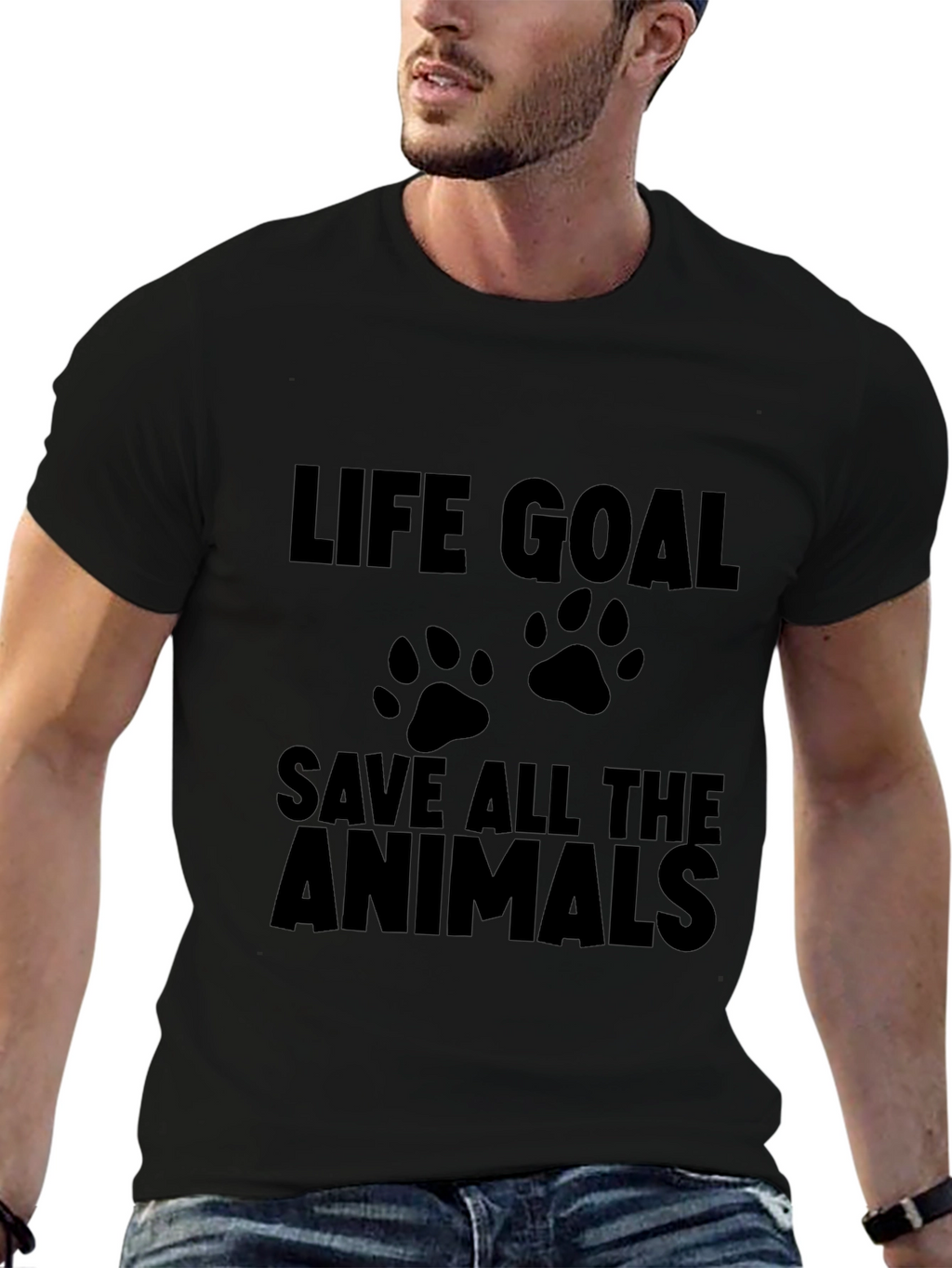 Life Goal Save All The Animals T-Shirt
