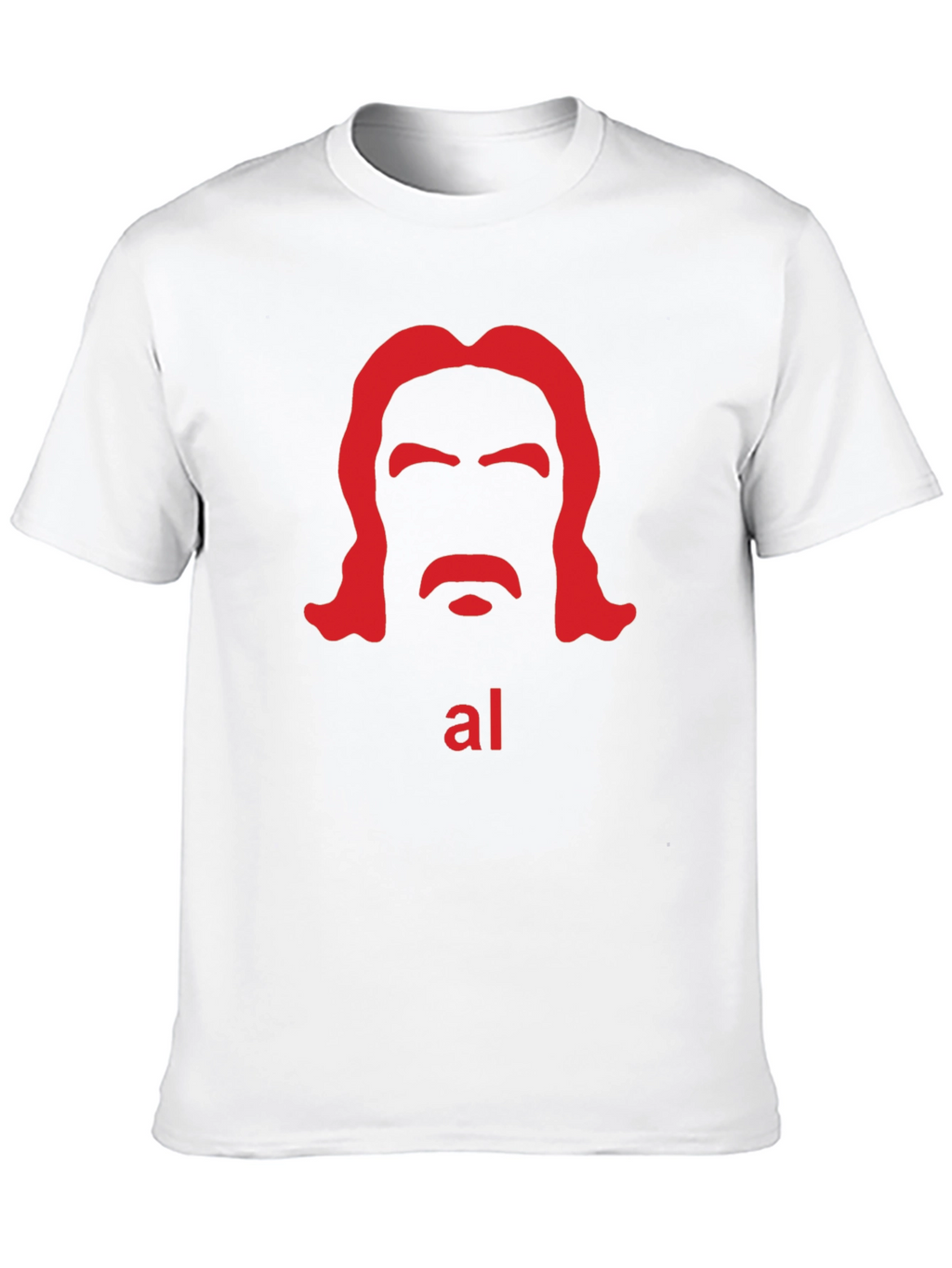 Weird Al Yankovic Silhouette T-Shirt - Black Cotton