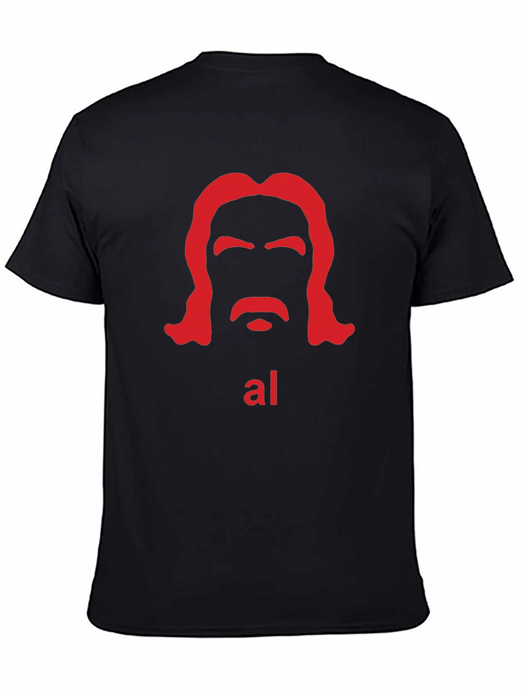 Weird Al Yankovic Silhouette T-Shirt - Black Cotton