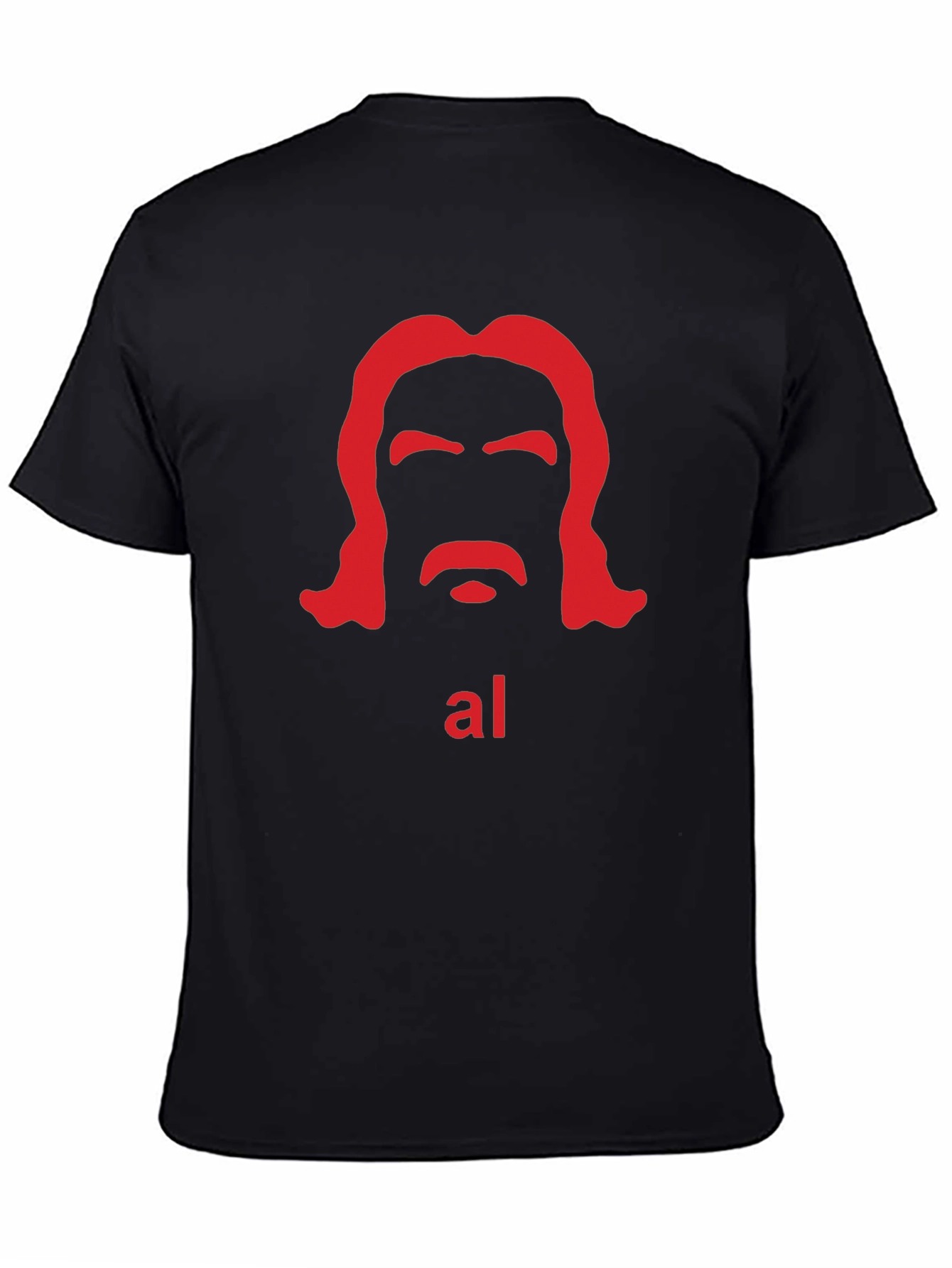Weird Al Yankovic Silhouette T-Shirt - Black Cotton