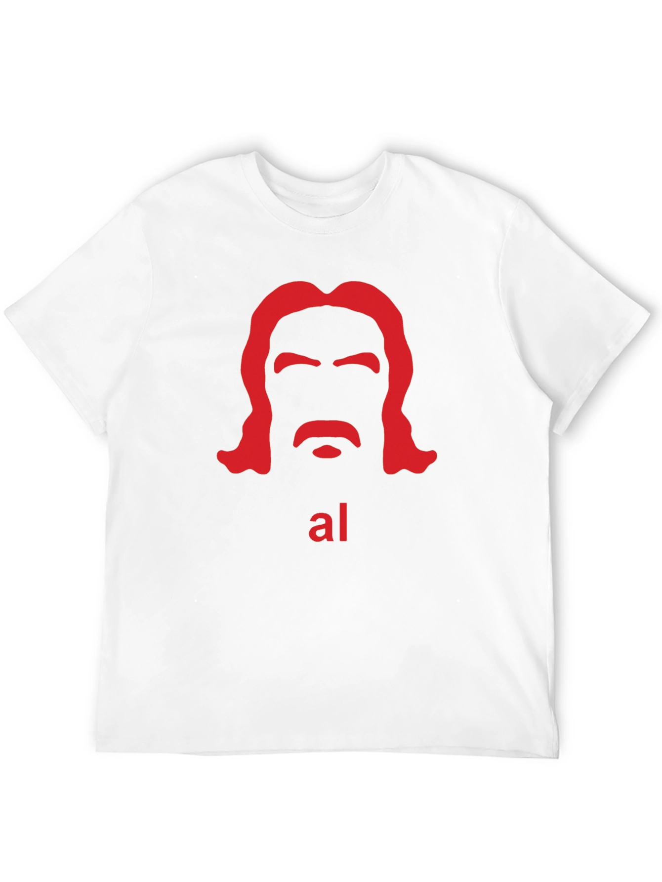 Weird Al Yankovic Silhouette T-Shirt - Black Cotton
