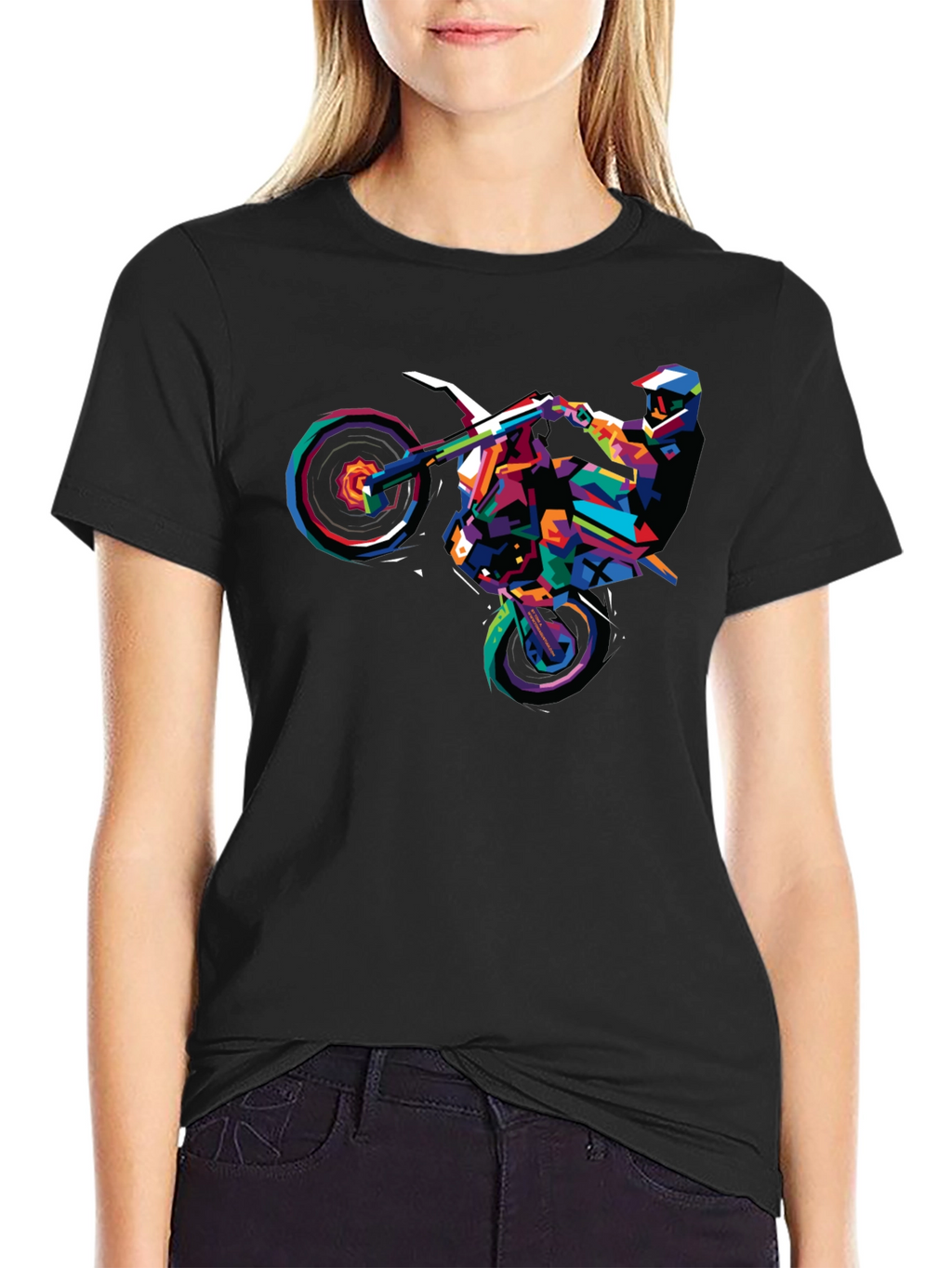 Colorful Motorcross T-Shirt