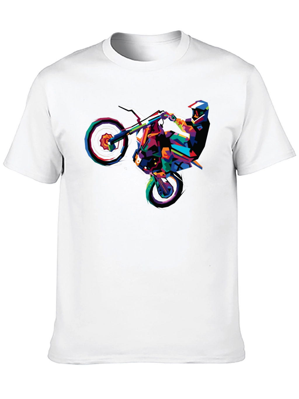 Colorful Motorcross T-Shirt