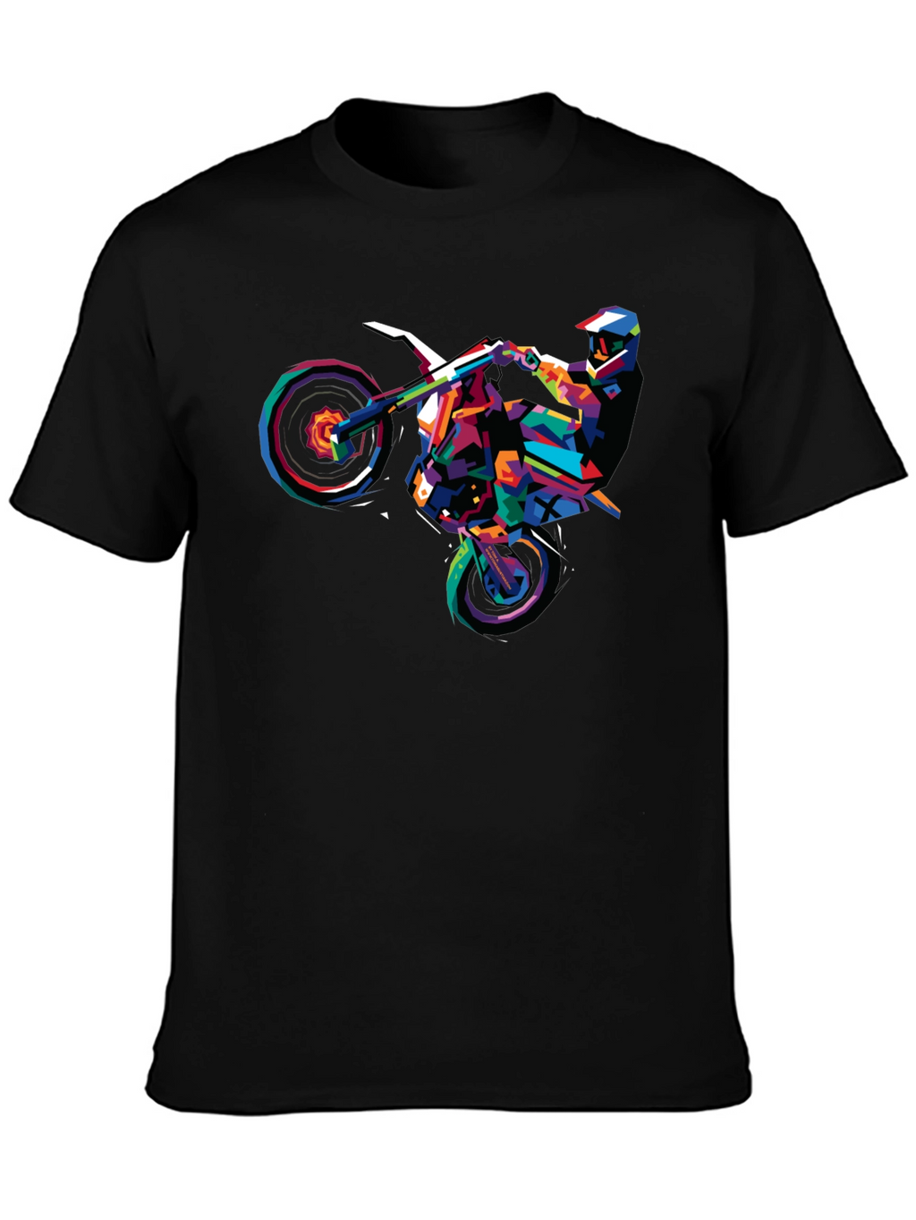 Colorful Motorcross T-Shirt