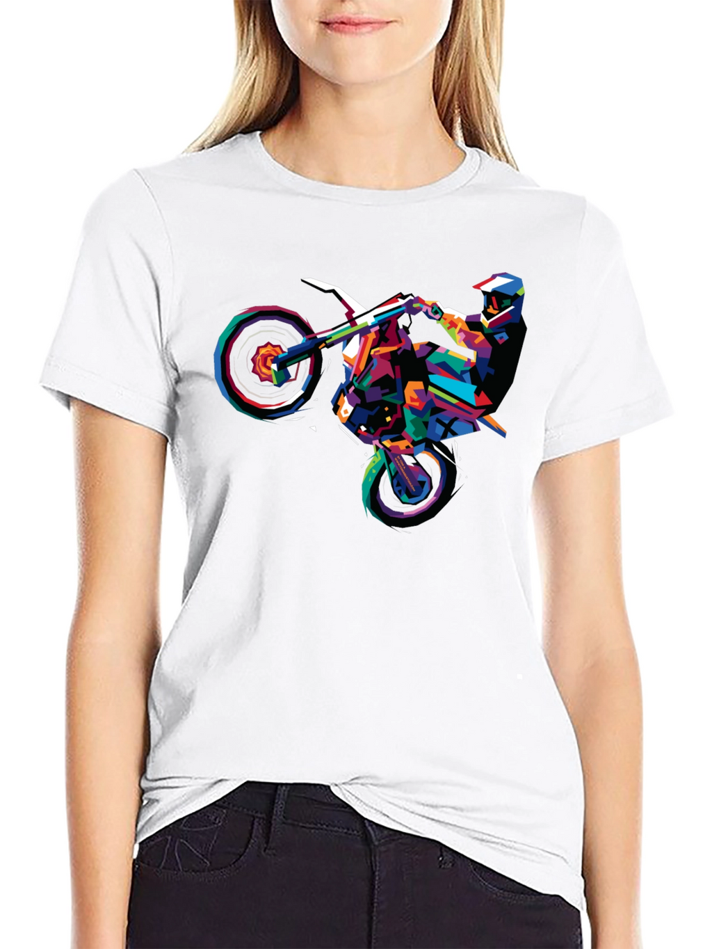 Colorful Motorcross T-Shirt
