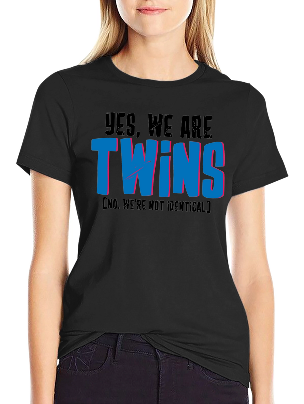Funny Twins T-Shirt - Not Identical Twin Tee