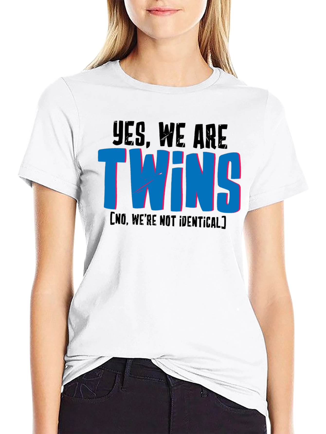 Funny Twins T-Shirt - Not Identical Twin Tee
