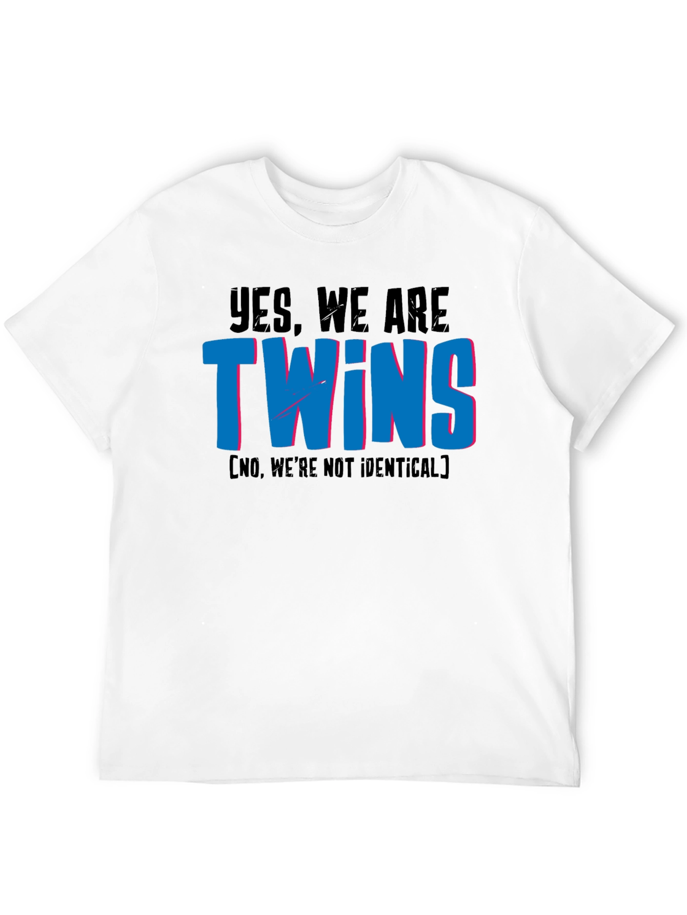 Funny Twins T-Shirt - Not Identical Twin Tee