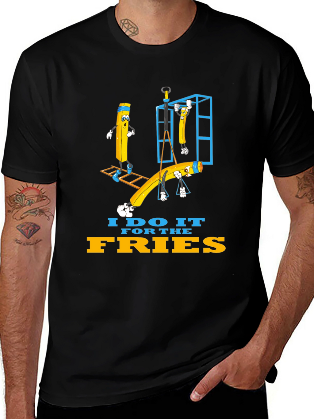 I Do It For The Fries Graphic T-Shirt