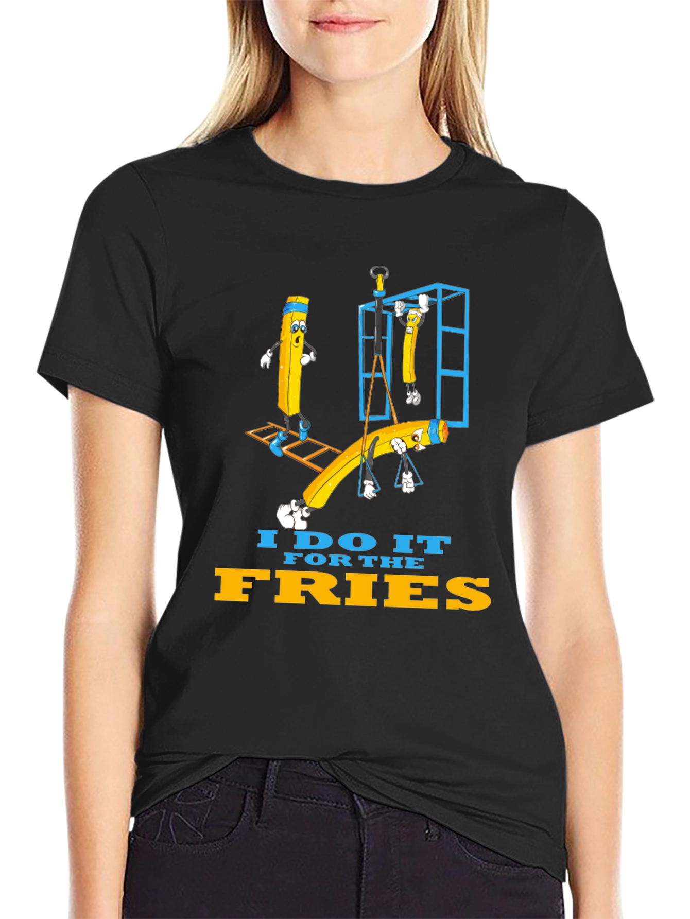 I Do It For The Fries Graphic T-Shirt