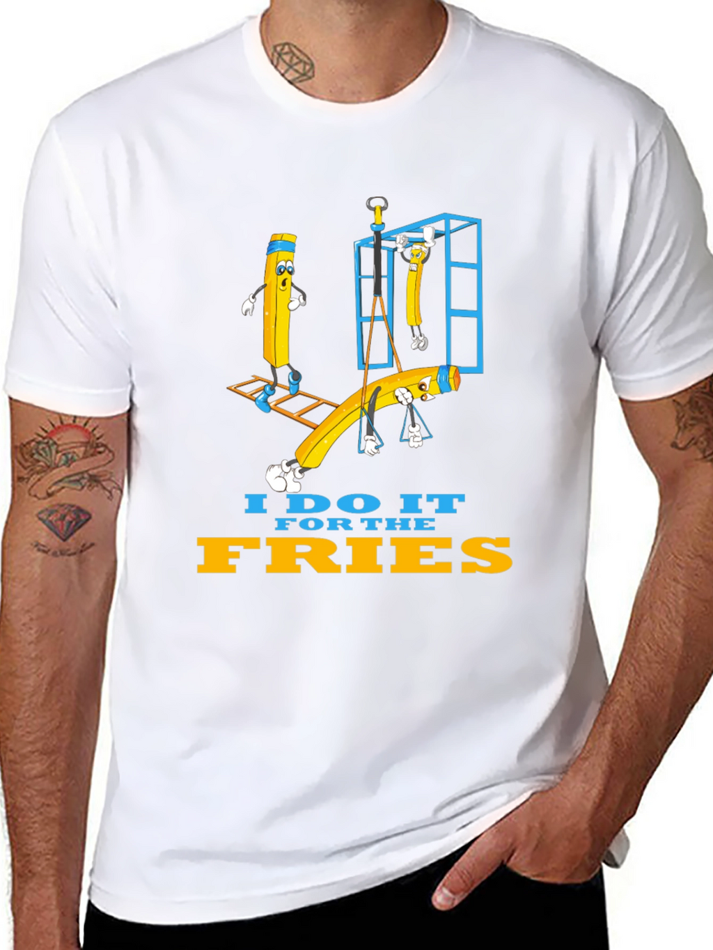 I Do It For The Fries Graphic T-Shirt
