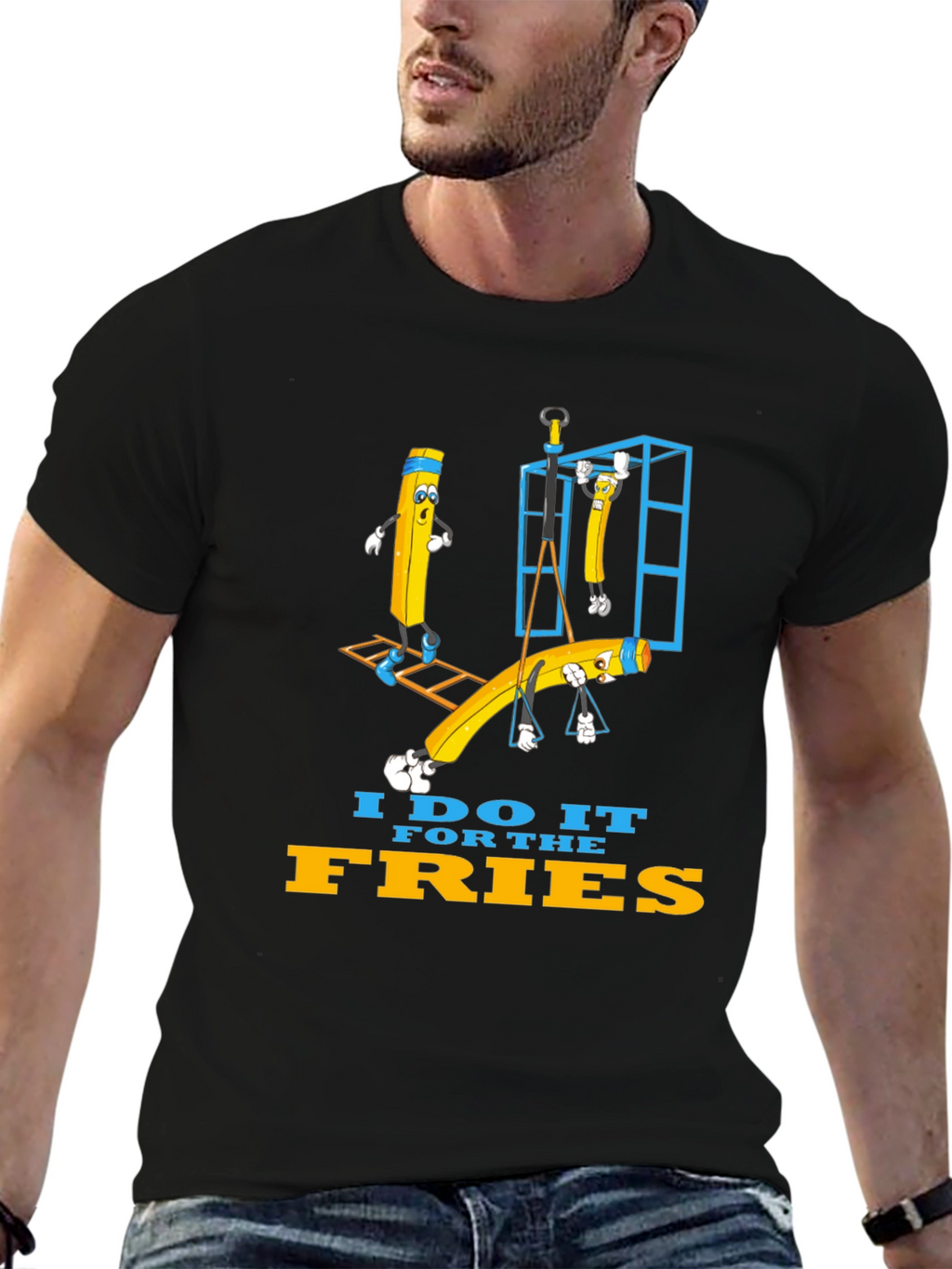 I Do It For The Fries Graphic T-Shirt
