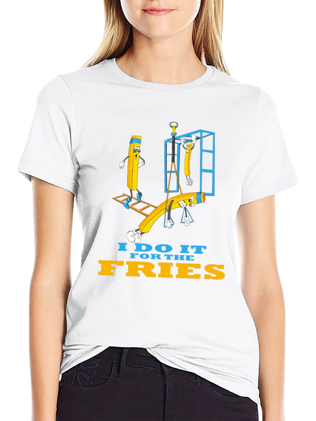 I Do It For The Fries Graphic T-Shirt
