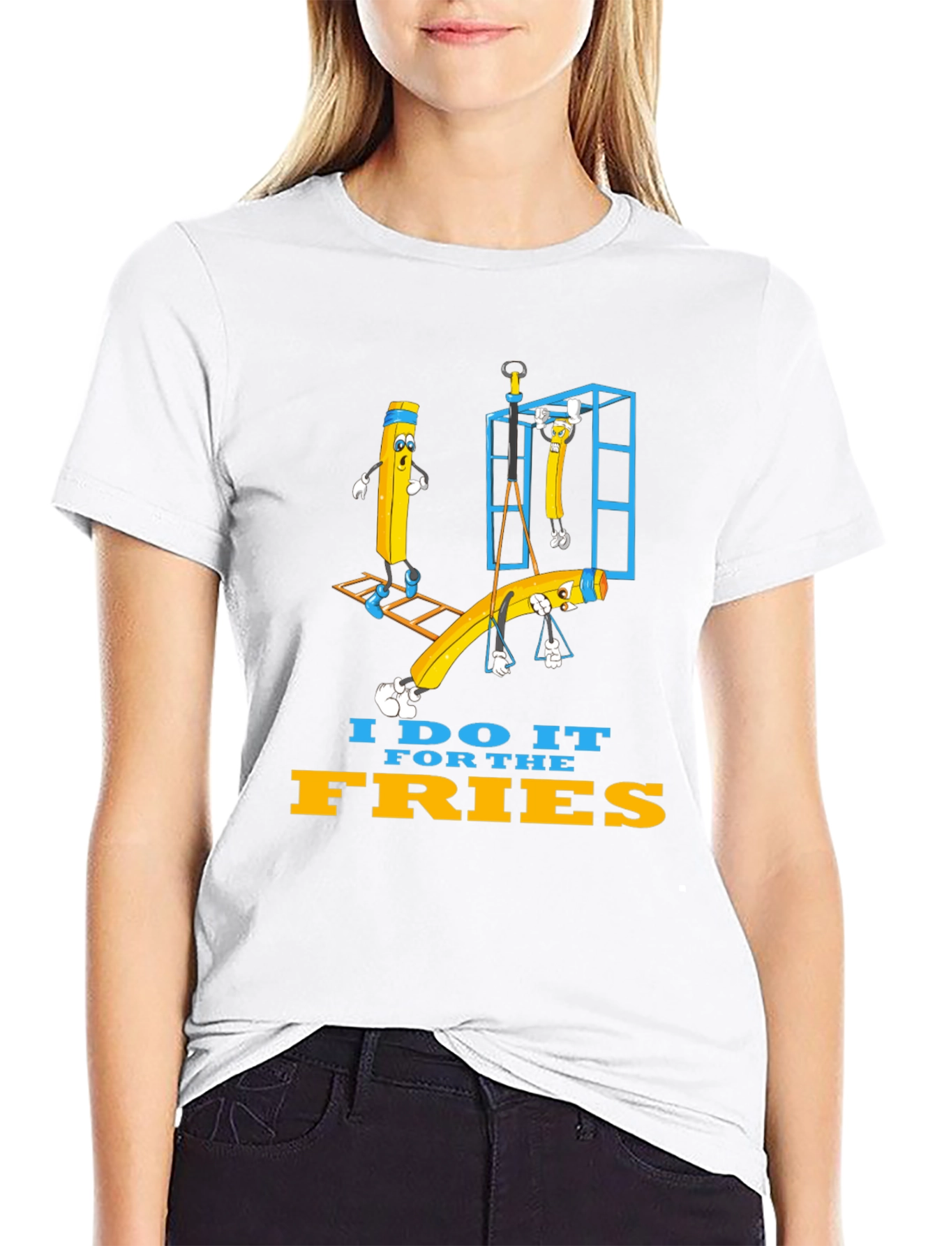 I Do It For The Fries Graphic T-Shirt