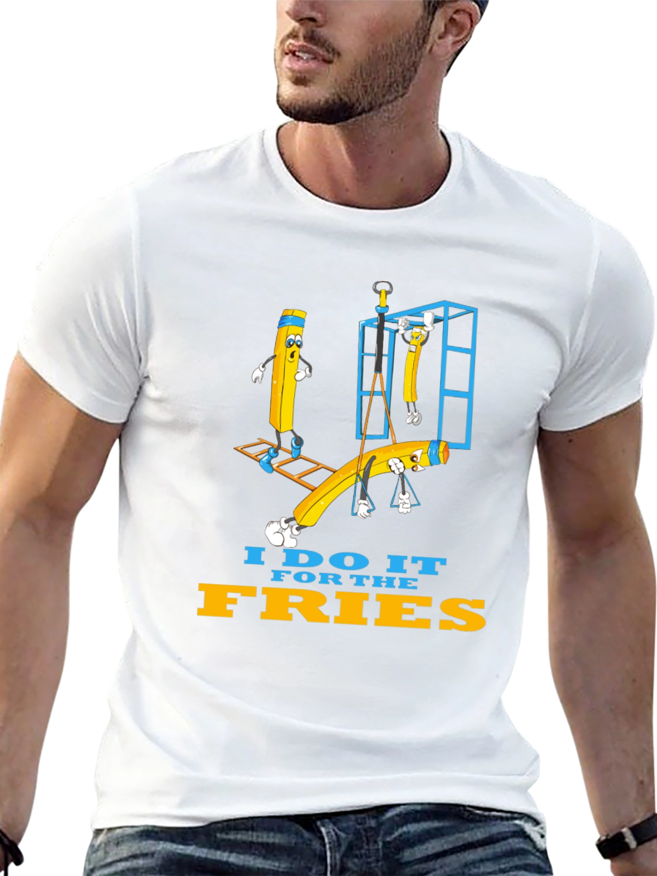 I Do It For The Fries Graphic T-Shirt