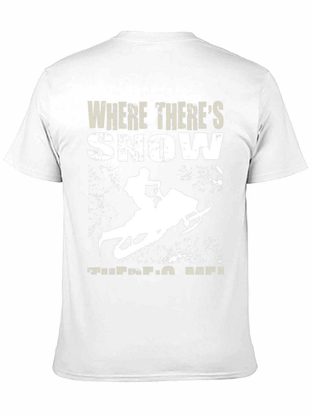 Snowmobile Graphic T-Shirt - Winter Adventure Apparel