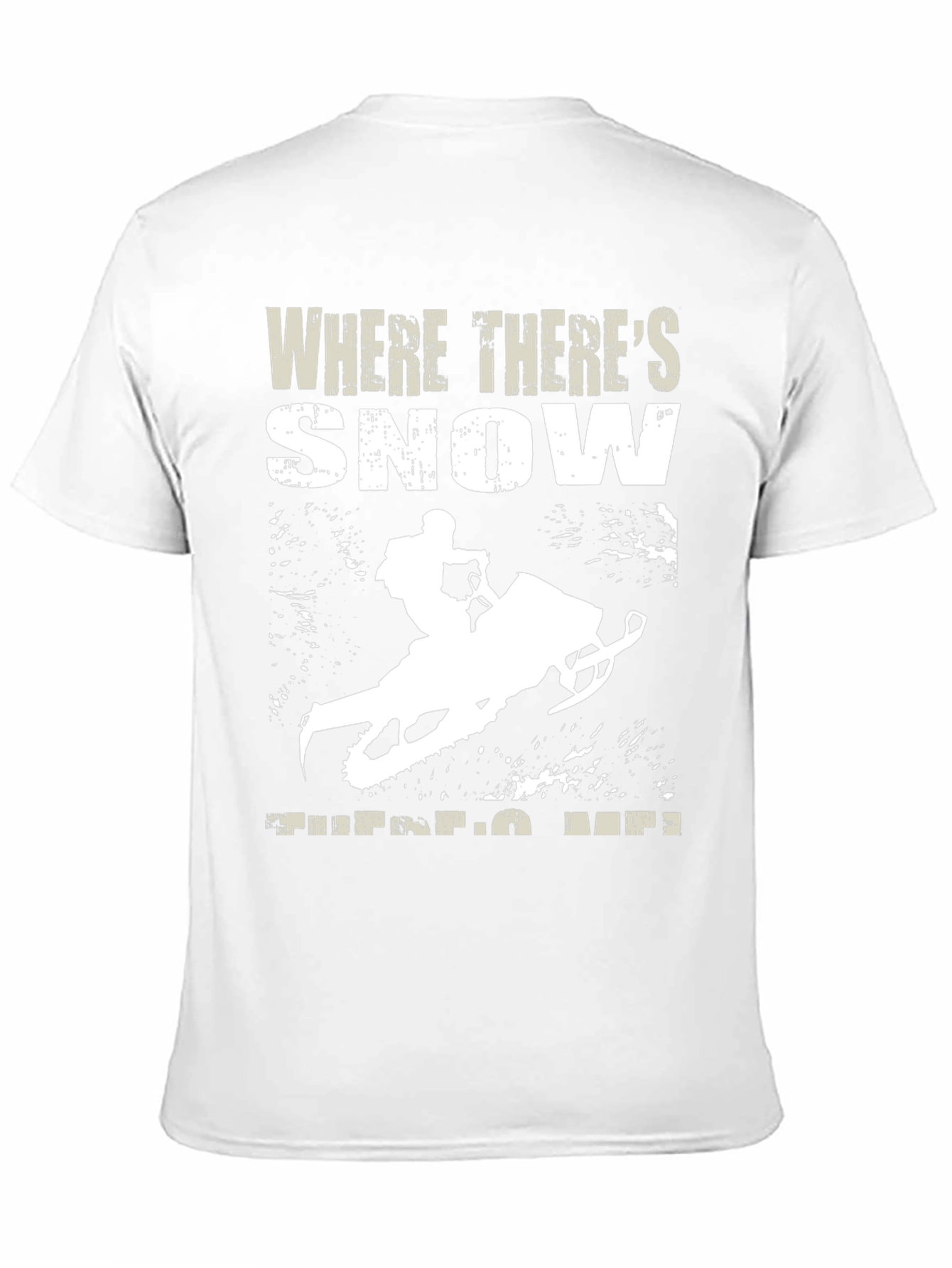 Snowmobile Graphic T-Shirt - Winter Adventure Apparel