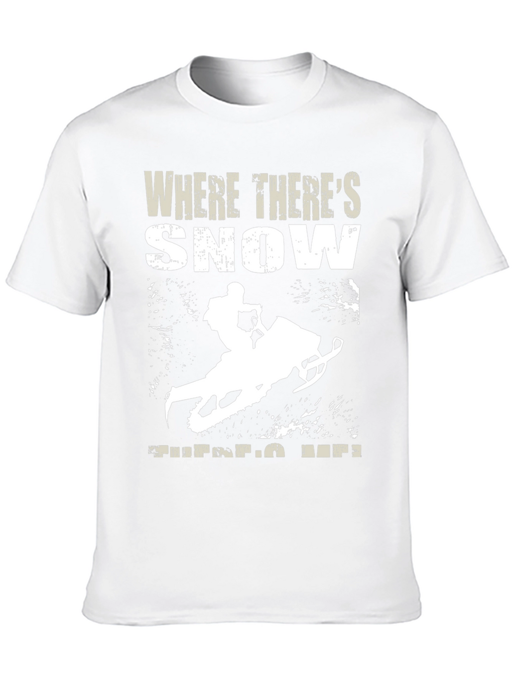 Snowmobile Graphic T-Shirt - Winter Adventure Apparel