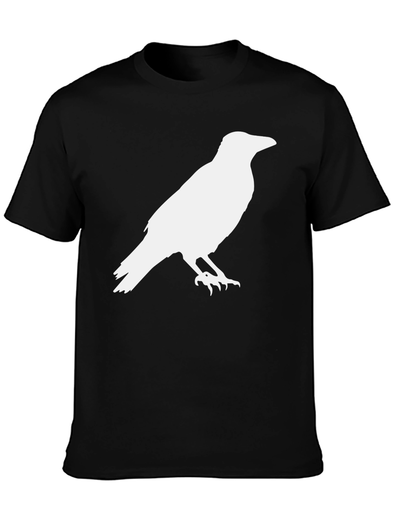 Raven Silhouette Black T-Shirt