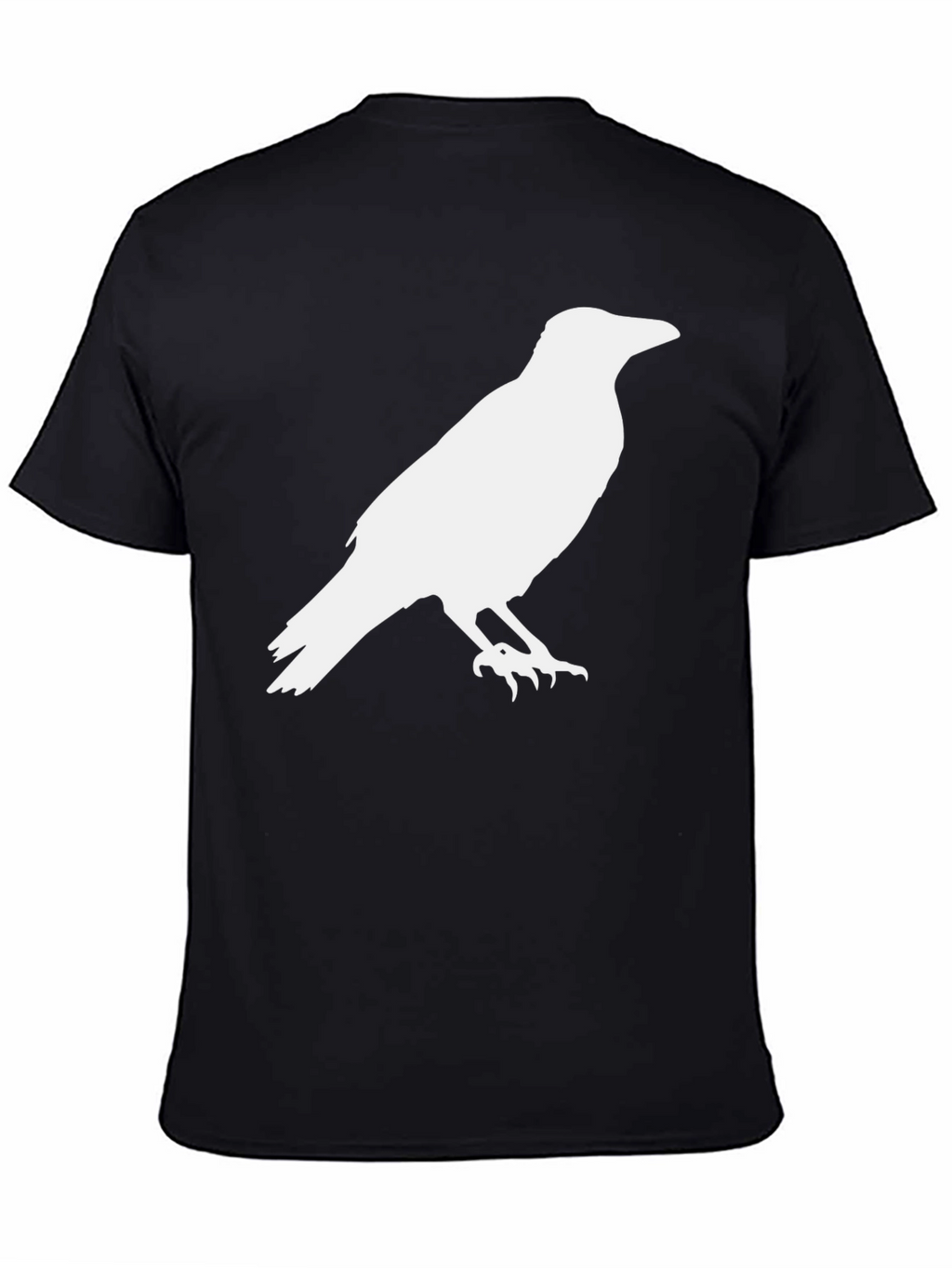 Raven Silhouette Black T-Shirt