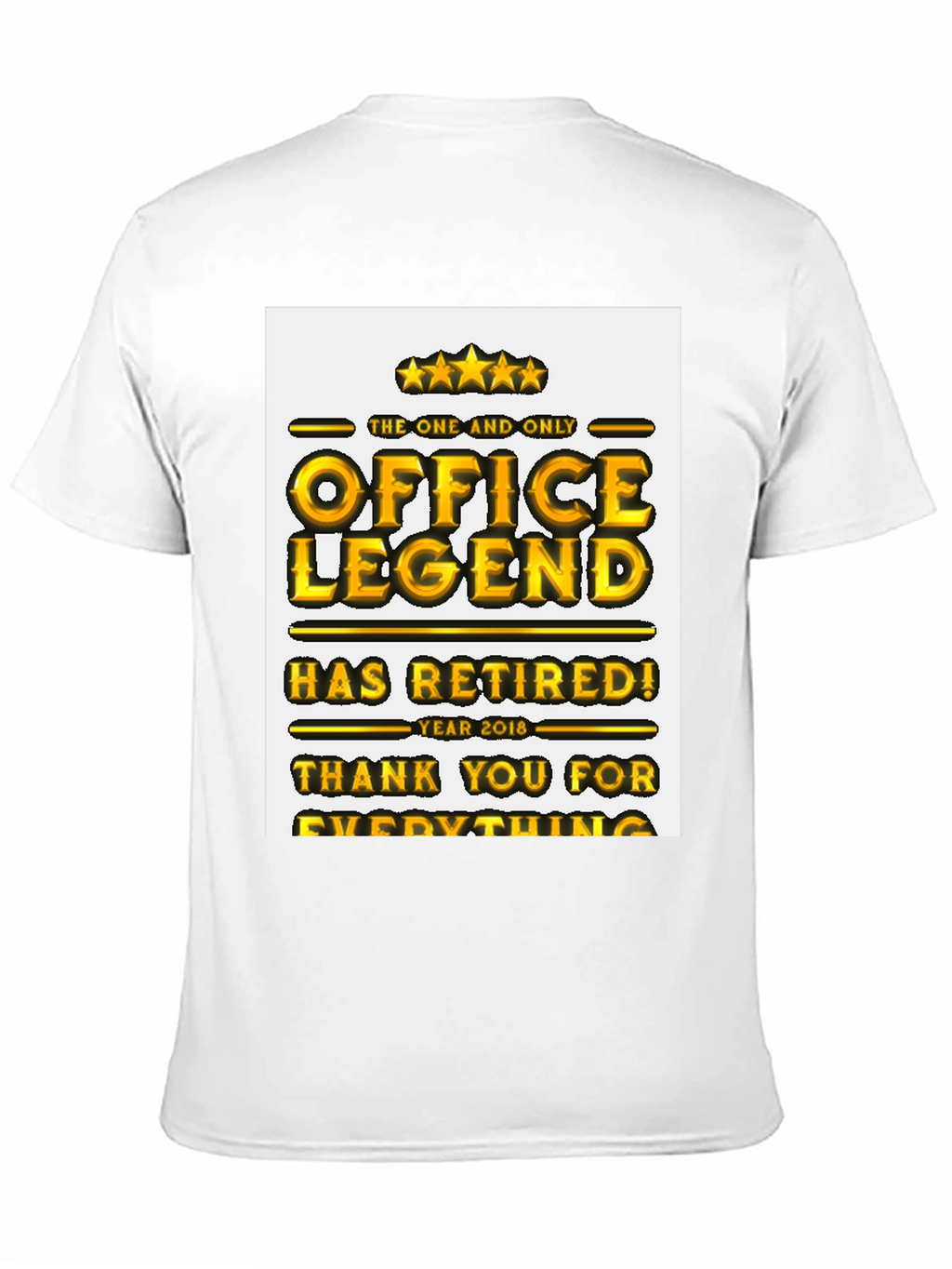 Office Legend Retirement T-Shirt - 2018