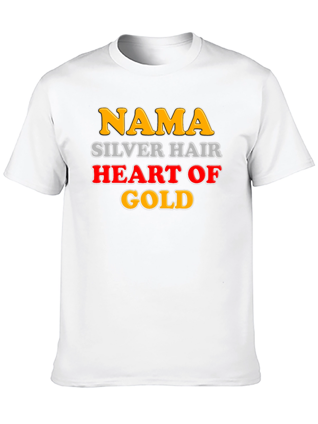 Nama Silver Hair Heart of Gold Novelty T-Shirt